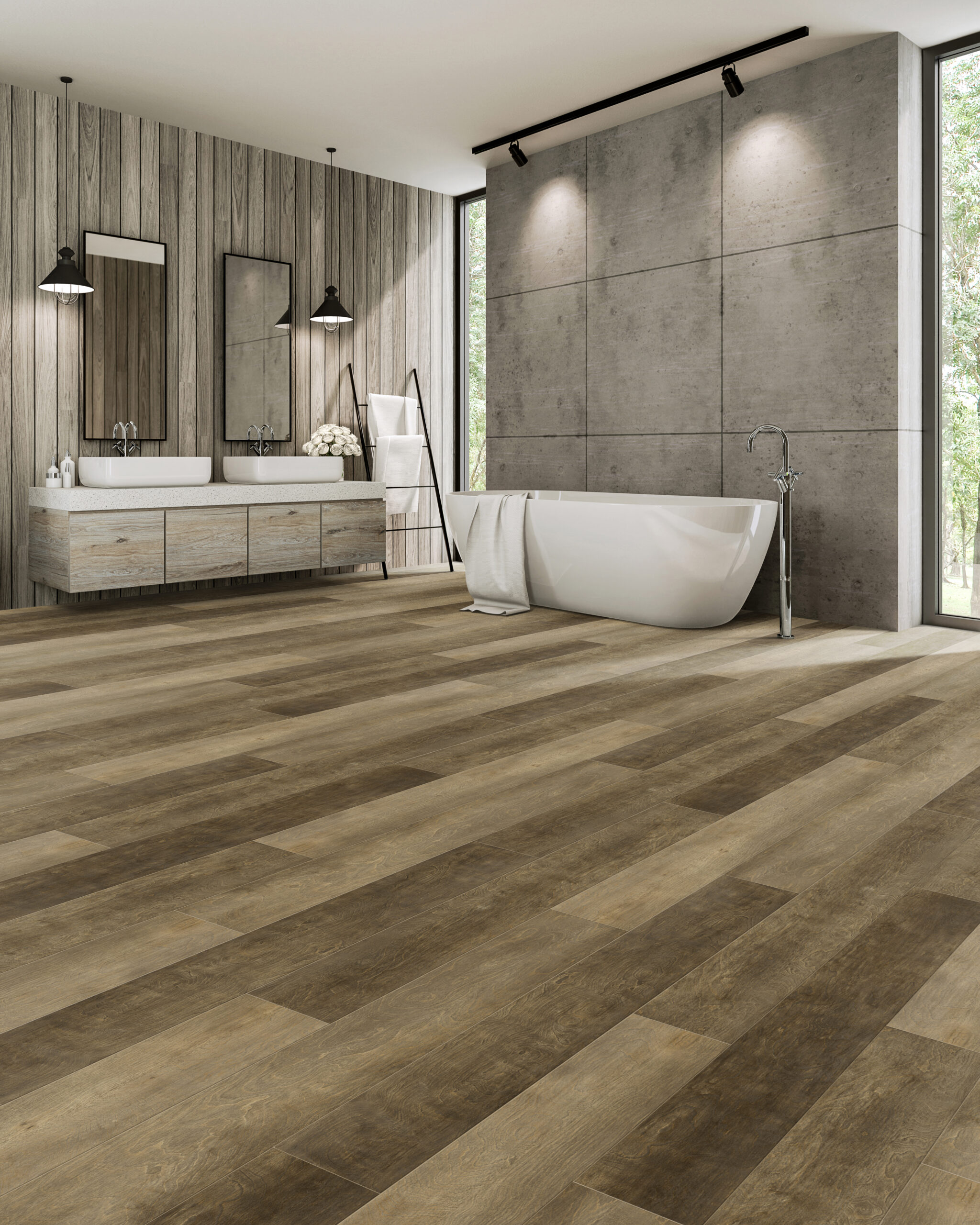 Titan Surfaces Epic Copper Ridge 7" TW04-4002 Luxury Vinyl Plank - Image 2